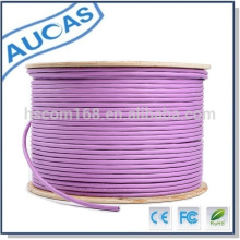 Câble Ethernet à transmission rapide Câble de cuivre pur Aucas cat7 1000ft roll packaging prix d&#39;usine